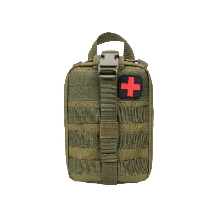 JB tactical - Apteczka taktyczna IFAK II NATO standard – zgodna z TCCC (17 elementów) - zielona
